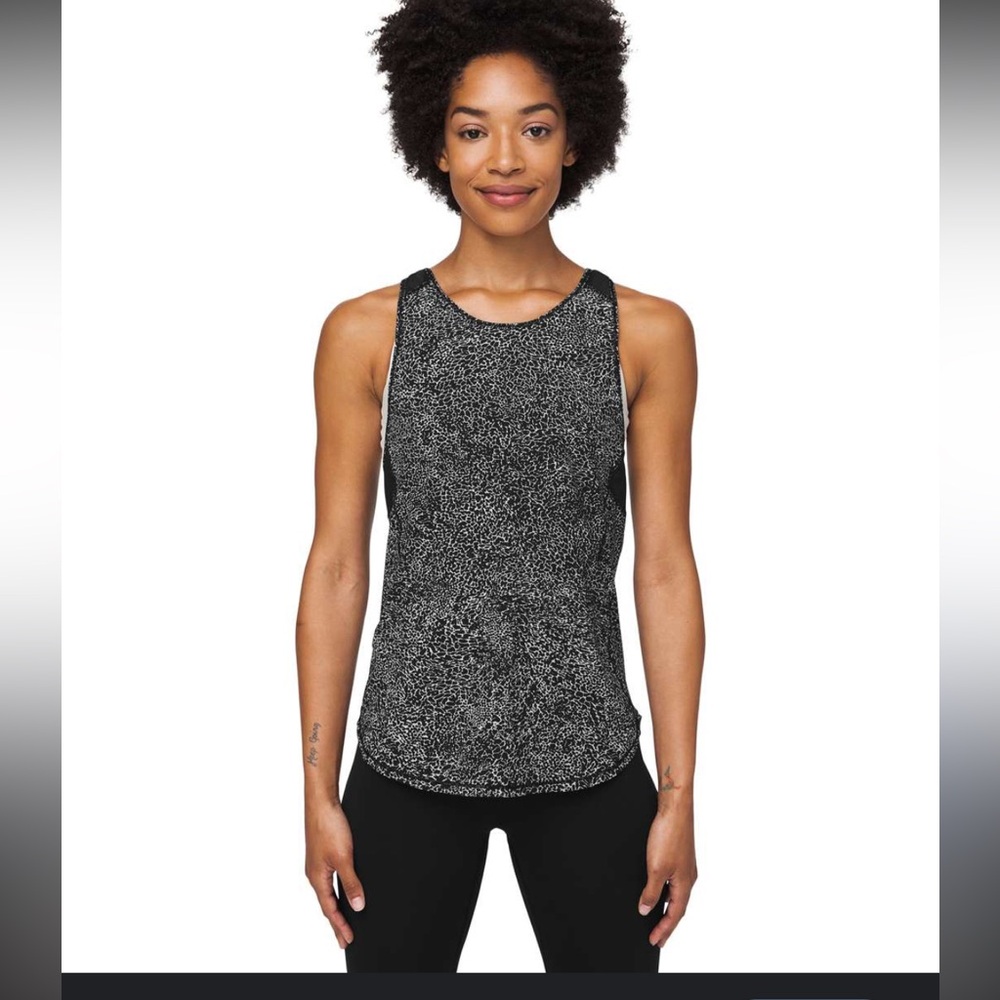 Lululemon Sculpt Tank 2 Polar Shift Alpine White/Black